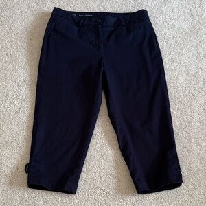 Dark Blue Perfect Skimmer Capris